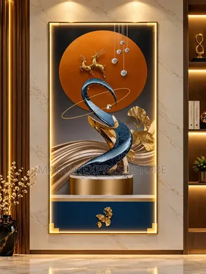 160x85cm Hasken Crystal Stone Acrylic Frame Mai Kyau