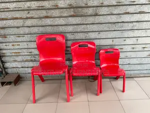 Original Plastic School Chair - Red