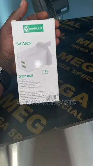 Shuplus SH-A625 Fast Charger - 2 Tashar USB, 4.2A