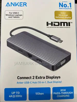Anker 10-in-1 USB-C Hub, 4K HDMI, 100W PD