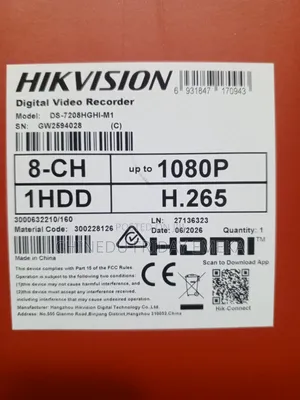 Hikvision 8-Channel 1080p DVR