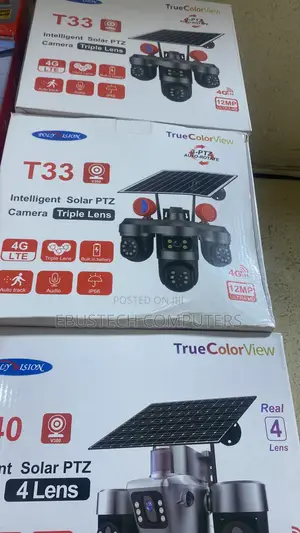 Solar V380Pro Kamara Mai Gilashin Gani Sau uku