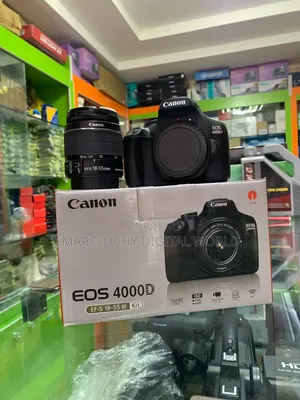 Canon EOS 4000D DSLR tare da 18-55mm Lens, WiFi
