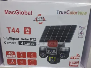 V380 T44 Kamara Tsaro Mai Lens 4 da Hasken Rana (Solar)