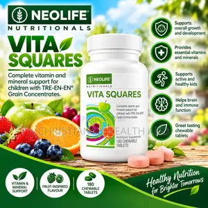 Vita Squares Chewable Multivitamins - 180 Tablets