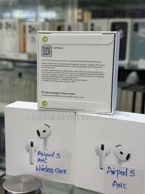 Apple AirPods 5 (5th Gen) Wireless Earbuds - Active Noise Cancelling