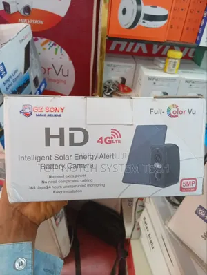 GZ SONY 5MP 4G LTE Kamara Mai Amfani da Hasken Rana da Baturi - Cikakken Launi