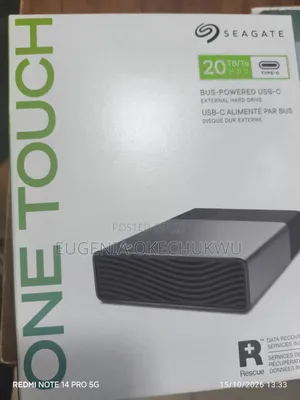 Seagate One Touch 20TB External HDD USB-C