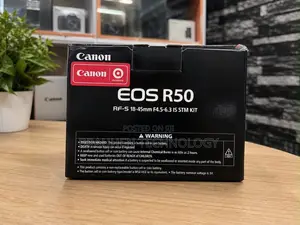 Canon EOS R50 Mirrorless Camera da 18-45mm STM Kit Lens