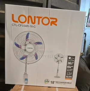 Lontor Fan Mai Girman Inch 18 Mai Sake Yin Caji