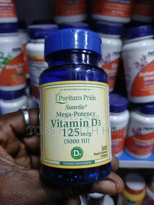 Puritan's Pride Vitamin D3 5,000 IU - 100 Softgels