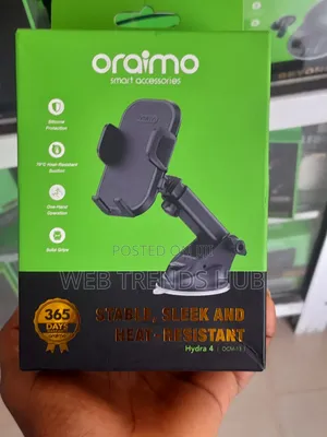Oraimo Hydra 4 Universal Car Phone Mount Na Asali