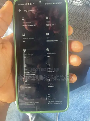Tecno Spark 10C 128GB Baki (Amfani)
