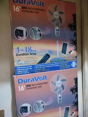 16" Duravolt Fan Mai Sake Caji - Sayarwa Ta Harka