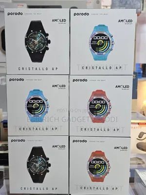 Porodo Cristallo AP Smartwatch with AMOLED Display