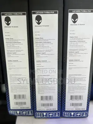 Sabon Alienware 16 Aurora Laptop - Intel Core i7, 16GB RAM, 1TB SSD