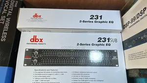 DBX 231 Dual 31-Band Graphic Equalizer with Sub Out