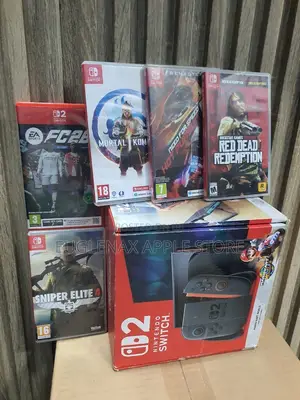 Open Box Nintendo Switch 2 with Cartridge Games