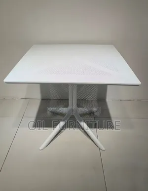 Italian Design Mesh Perforated Square Outdoor/Indoor Table