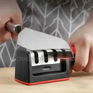 Manual Kitchen Knife Sharpener - 3-Stage