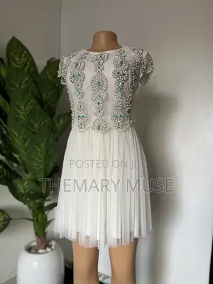 The Empress Crystal Luxury Hand-Beaded Mini Dress