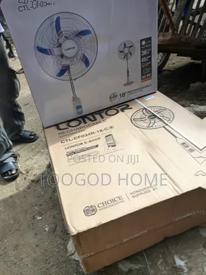 Fan Mai Amfani da Wuta da Baturi na Lontor 18-Inch