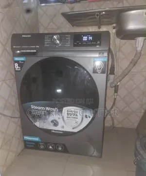 Hisense 8kg Front Load Inverter Injin Wanki da Bushewa