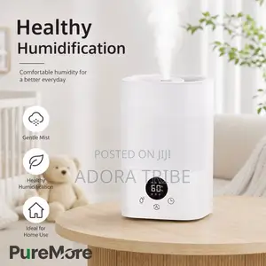 PureMore Mai Haske Mai Nuna Zafin Jiki na Dijital - Fari