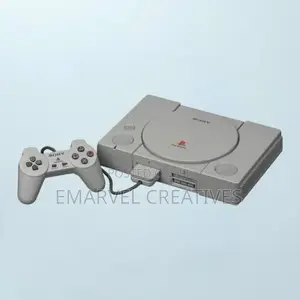 Sony PlayStation 1 Console tare da Pad + Wasan Kwallon Kafa
