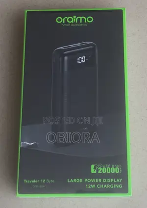 Oraimo Traveler 12W Power Bank 20000mAh