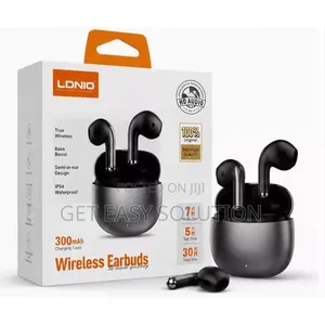 LDNIO T10 Gaskiyar Wireless Earbuds Bluetooth Headphones (Blue)