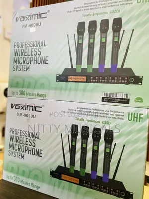 Voximic VM-9090U 4-in-1 Wireless Microphone System