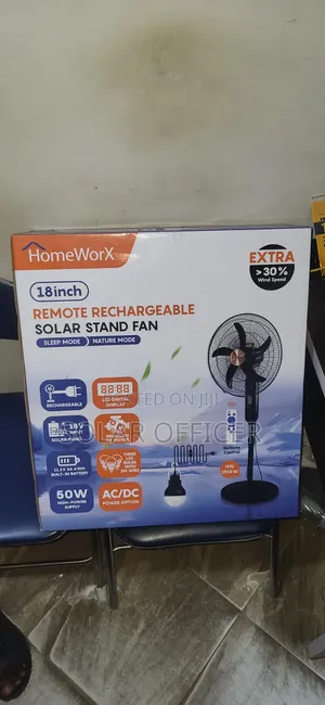 Strong & Reliable Rechargeable Standing Fan