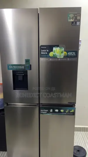 Used Hisense 482L 4-Door Inverter Refrigerator with Dispenser