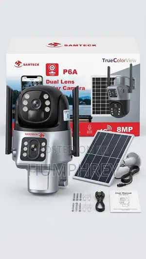 SAMTECK 8MP Dual Lens 4G Kamara Mai Amfani Da Hasken Rana