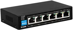 D-Link 6-Port 10/100 PoE+ Network Switch