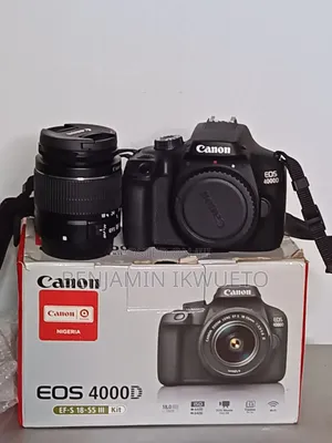 Canon EOS 4000D DSLR Camera with 18-55mm Lens (Open Box)