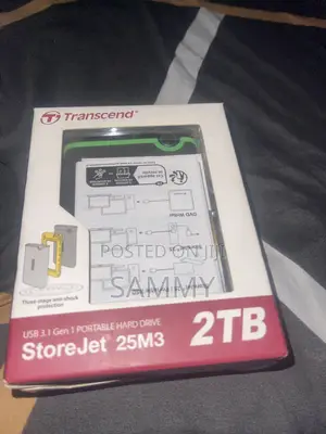 Sabon Transcend 2TB External Hard Drive