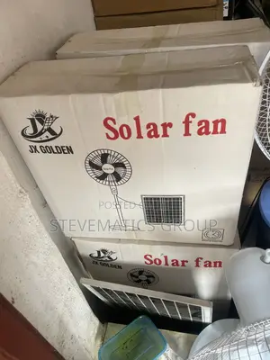 Digital Solar Standing Fan (Non-Remote)