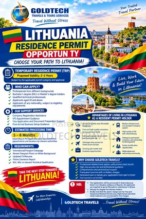 Lithuania Temporary Resident Permit Visa Package