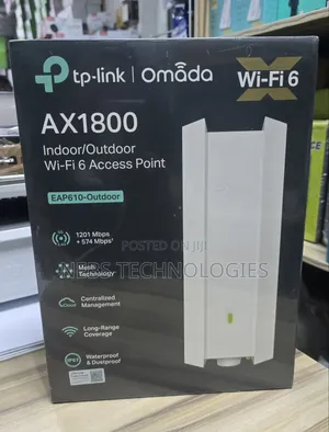 TP-Link AX1800 WiFi 6 Wurin Waje Access Point EAP610