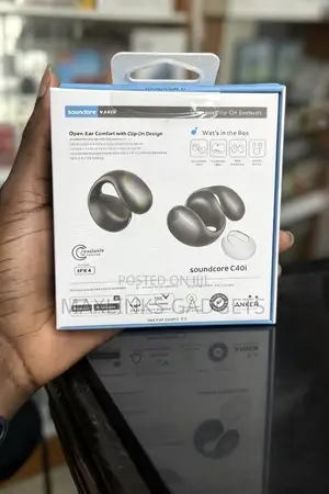 Soundcore C40i Clip-on Earbuds - White