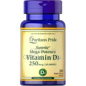 Puritan's Pride Vitamin D3 1000 IU - 100 Softgels