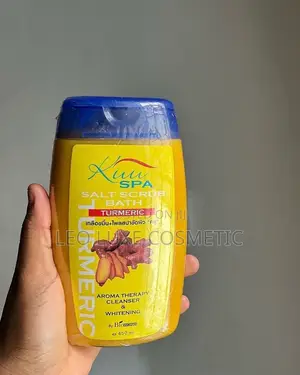 Kuu Spa Turmeric Salt Scrub Bath