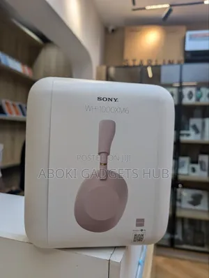 Sony WH-1000XM6 Headphones - Sand Pink