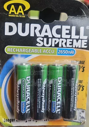 Duracell Supreme AA Rechargeable Batteries (2650mAh)