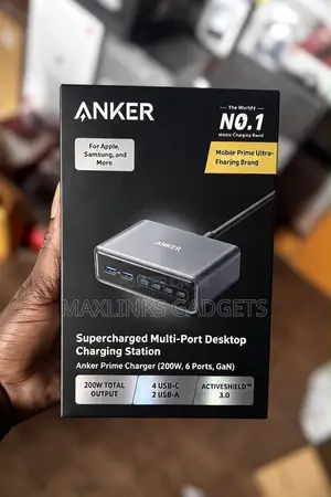 Anker Prime 200W 6-Port Desktop Charging Station