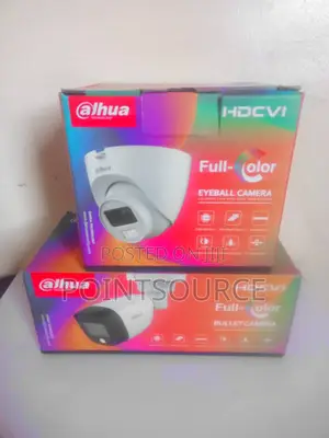 Dahua Full Color Bullet/Eyeball CCTV Camera (2MP)