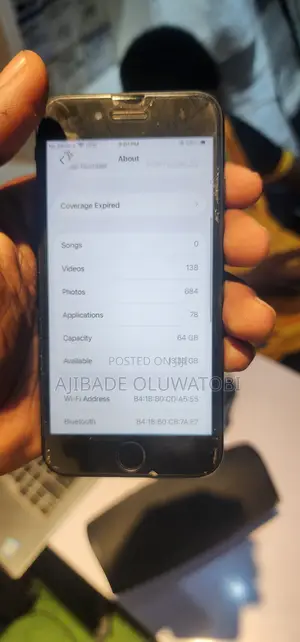 Apple iPhone SE (Zango Na 2) 64GB Baki
