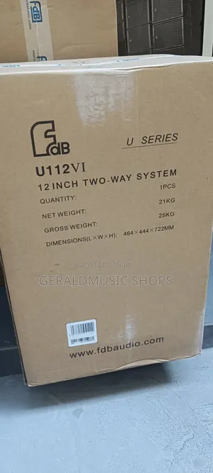 FDB U112vi 12-inch PA Speakers (Bi)